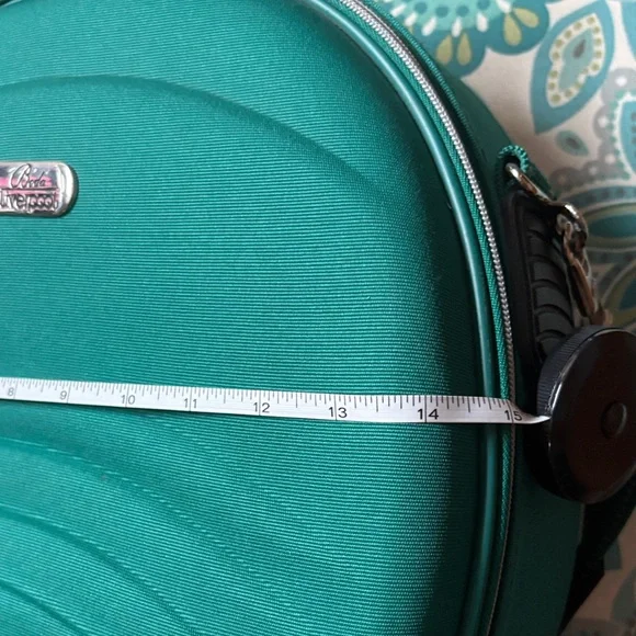 Vintage Liverpool Green Travel Bag - Picture 7 of 8